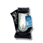 Znicz solarny Wstęga LED SOLARIS srebrny23 cm