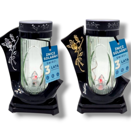 Znicz solarny Wstęga LED SOLARIS 23 cm