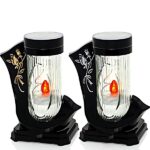 Znicz SOLARNY WSTĘGA z różą