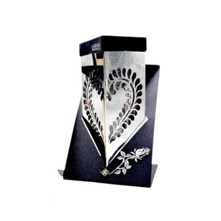 Znicz solarny Anielski Płomień SOLARIS srebrny