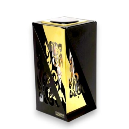 Znicz solarny latarnia SOLARIS METAL 23 cm gold