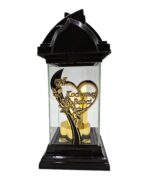 Znicz Lampion Kapliczka „Kochanej Babci” 32cm – Serce i Róże - obrazek 5