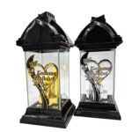 Znicz Lampion Kapliczka „Kochanej Babci” 32cm – Serce i Róże