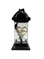 Znicz Lampion „Kochanemu Dziadkowi” – Serce i Róże - obrazek 2