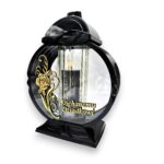 Znicz nagrobny okrągły medalion 32 cm – dedykacja „Kochanej Babci / Kochanemu Dziadkowi / Kochanym Dziadkom”, - obrazek 2