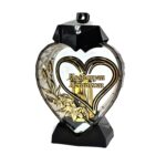 Znicz serce LUX „Kochanym Dziadkom” 32 cm - obrazek 3