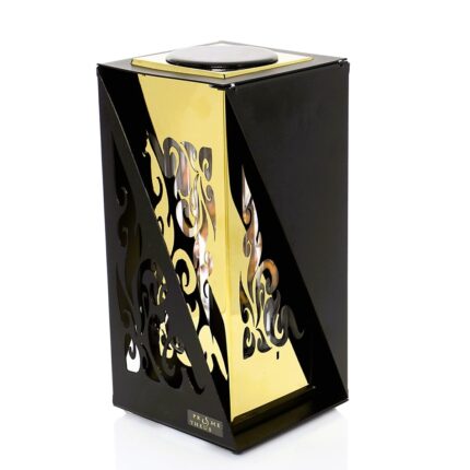 Znicz solarny latarnia SOLARIS METAL 23 cm Gold