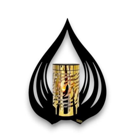 Znicz solarny Płomień SOLARIS LED gold