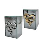 Lampion LED 3D lustro sześcian dedyk