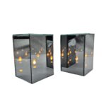 Lampion LED 3D lustrzany sześcian 15 cm