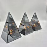 Znicz 3D lustro piramida LED 20 cm 12x12 | Znicze Solaris - obrazek 2