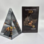 Znicz 3D lustro piramida LED 20 cm 12x12 | Znicze Solaris