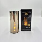 Znicz 3D lustro świeca LED 7x15 cm | Znicze Solaris