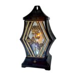 Znicz Diament Róża 29 cm | Złoty