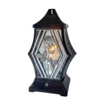 Znicz Diament Róża 29 cm | Srebrny