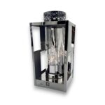 znicz metalowy 32 cm grafitowy