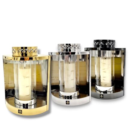 lampion nagrobny łezka 25 cm glamour