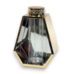 znicz romb 35 cm glamour złoty