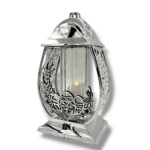 Znicz Wielkanocny Jajko Glamour srebrny