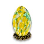 znicz wielkanocny jajko artystyczne lampion zielony