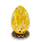 znicz wielkanocny jajko artystyczne lampion żółty