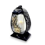 znicz wielkanocny czarny złoty