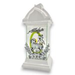 znicz wielkanocny LED kapliczka baranek biała