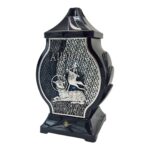 znicz LED z barankiem na Wielkanoc OBELIX Mini srebrny 29 cm