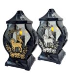 znicz wielkanocny LED baranek Alleluja na grób