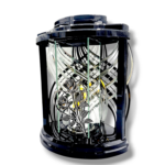 Znicz lampion Opoka Premium srebrny