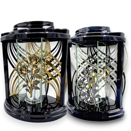 Znicz lampion Opoka Premium 37cm elegante