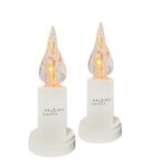 wkład led do znicza 15,5 cm prometeus biały baterie aa