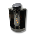 Duży znicz solarny 3D Solaris Łezka 35cm kapliczka grafitowa