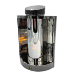 Duży znicz solarny 3D Solaris Łezka 35cm kapliczka srebrna