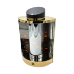 Duży znicz solarny 3D Solaris Łezka 35cm kapliczka złota