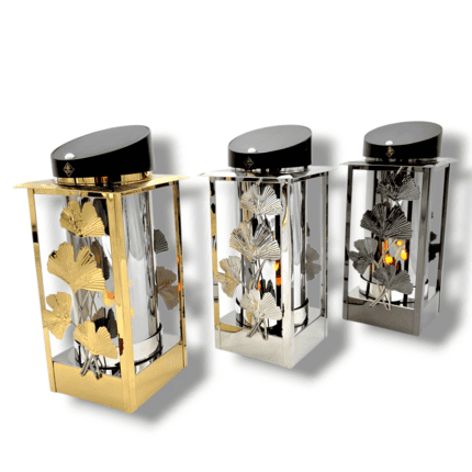 Znicz solarny elegancki lampion LUX 3D 27cm Solaris