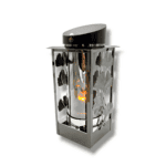 Znicz solarny elegancki lampion LUX 3D 27cm Solaris grafit