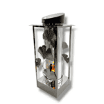 Znicz solarny lampion metalowy LUX 3D 37cm Solaris