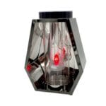 nowoczesny znicz solarny romb LED