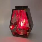 znicz solarny romb 35 cm grafitowy LED